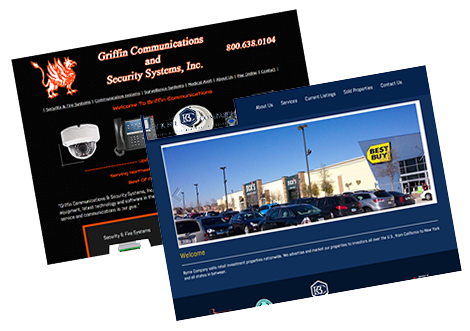 Collage of websites